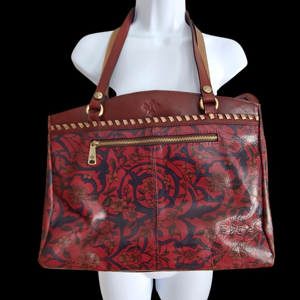 Patricia Nash Tote In Sienna Sunset Floral Southwest